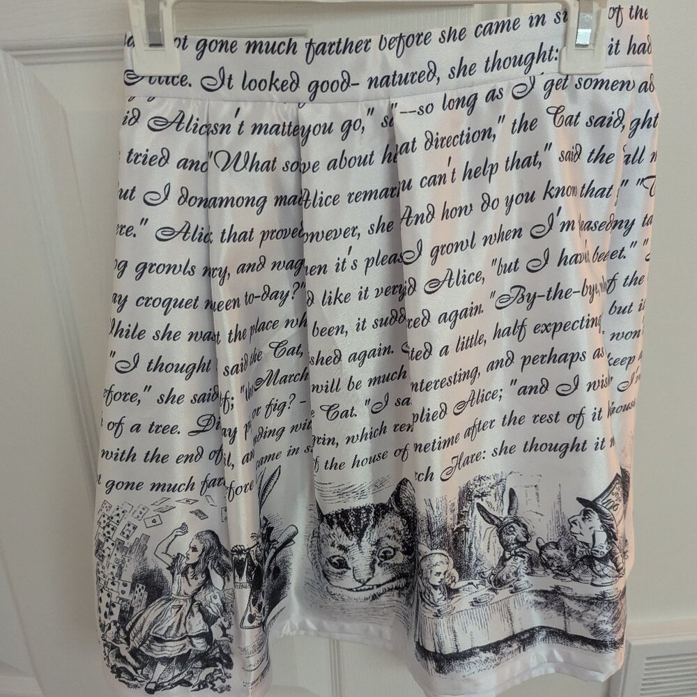 Alice in Wonderland Skirt - Handmade from Etsy